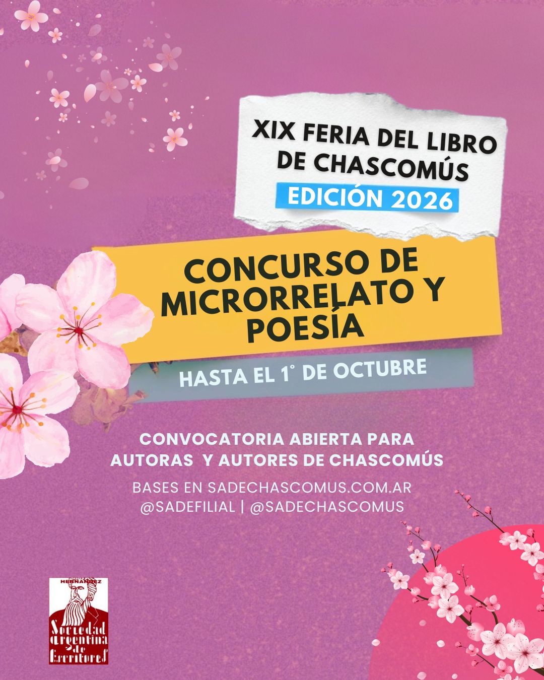 Lee más sobre el artículo Concurso microrrelatos y poesía de la XIX Ferial del Libro de Chascomús